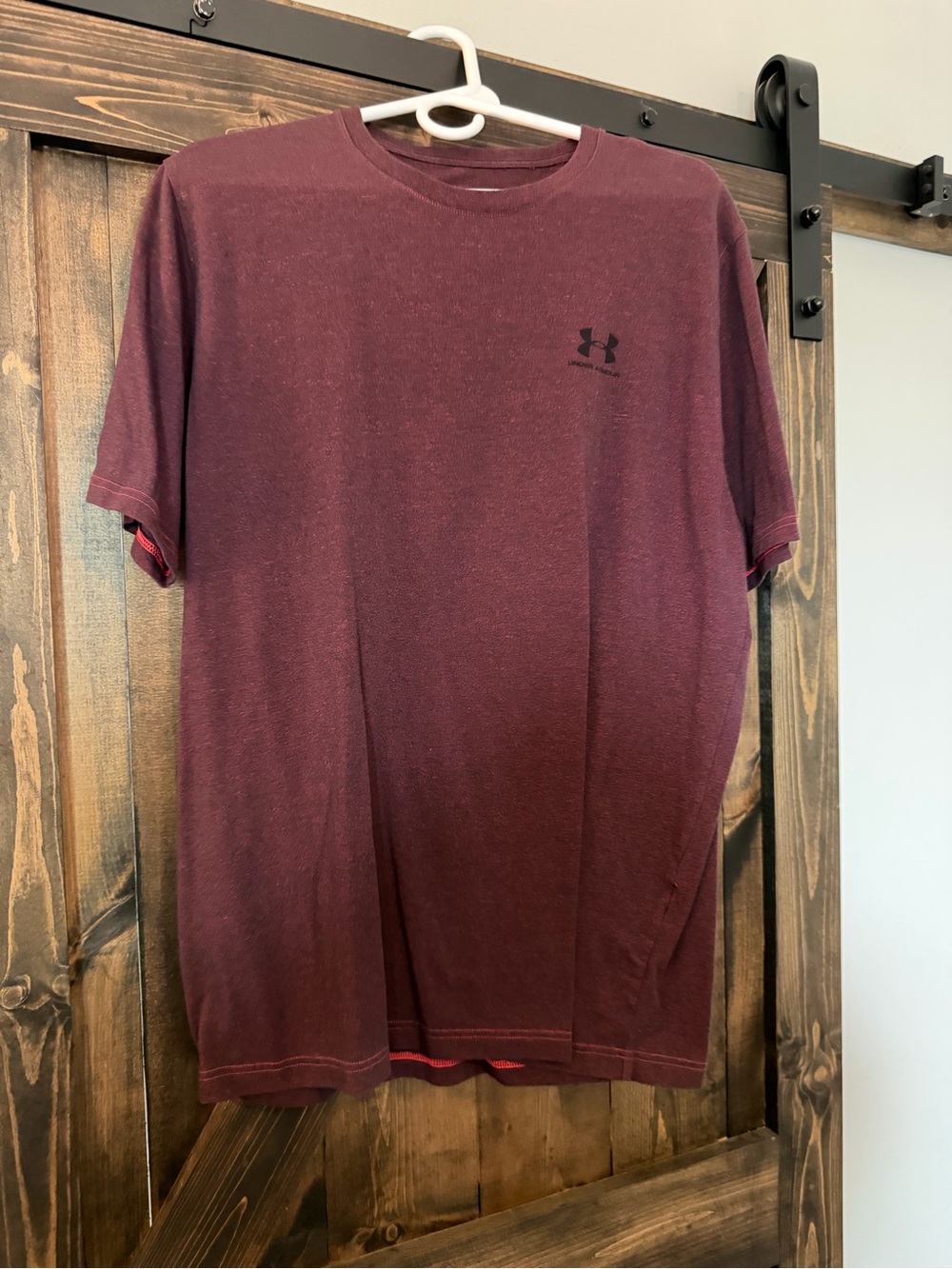 LG Maroon Short-Sleeve Crew Neck Tee